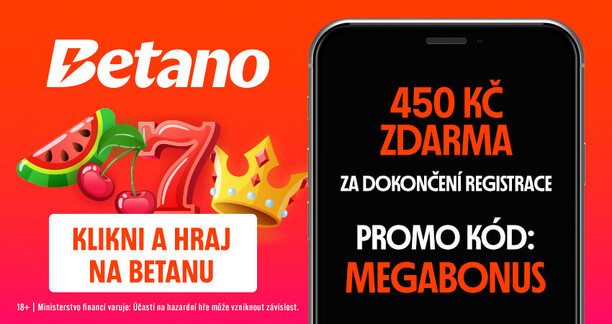 Využijte promo kód MEGABONUS a získejte maximální Betano bonus.