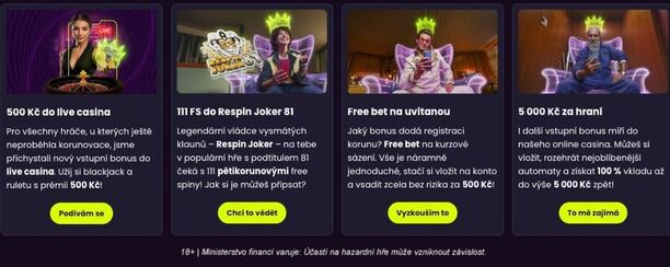 Kingsbet vstupní bonusy