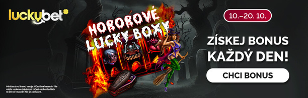 Pobavte se u hororových Lucky boxů s bonusy v online casinu LucykBet.