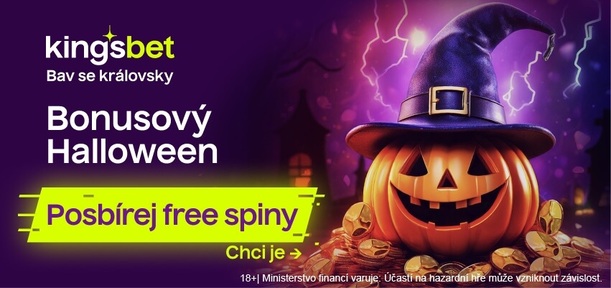 Pobavte se u halloweenské akce v Kingsbet casinu a získejte free spiny.