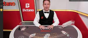 Betano live casino blackjack