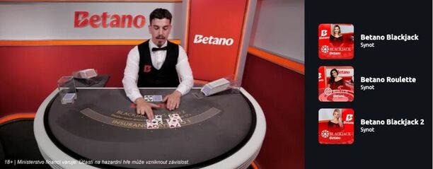 Betano live casino