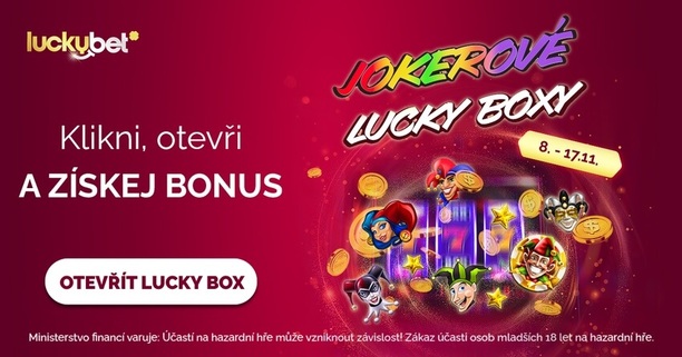 Bavte se v akci Jokerové Lucky Boxy v online casinu LuckyBet.